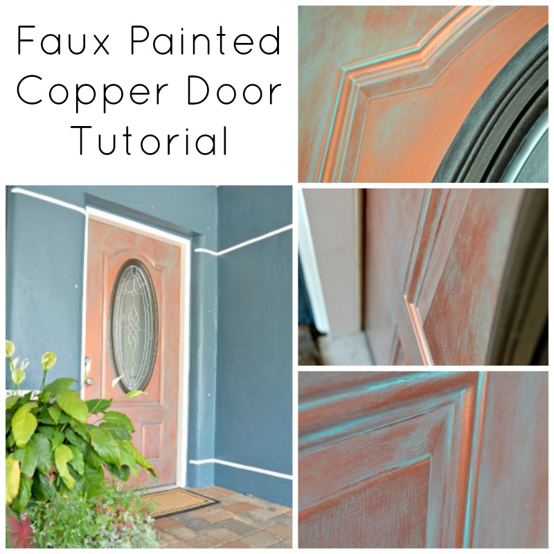 How To Faux Paint A Copper Door